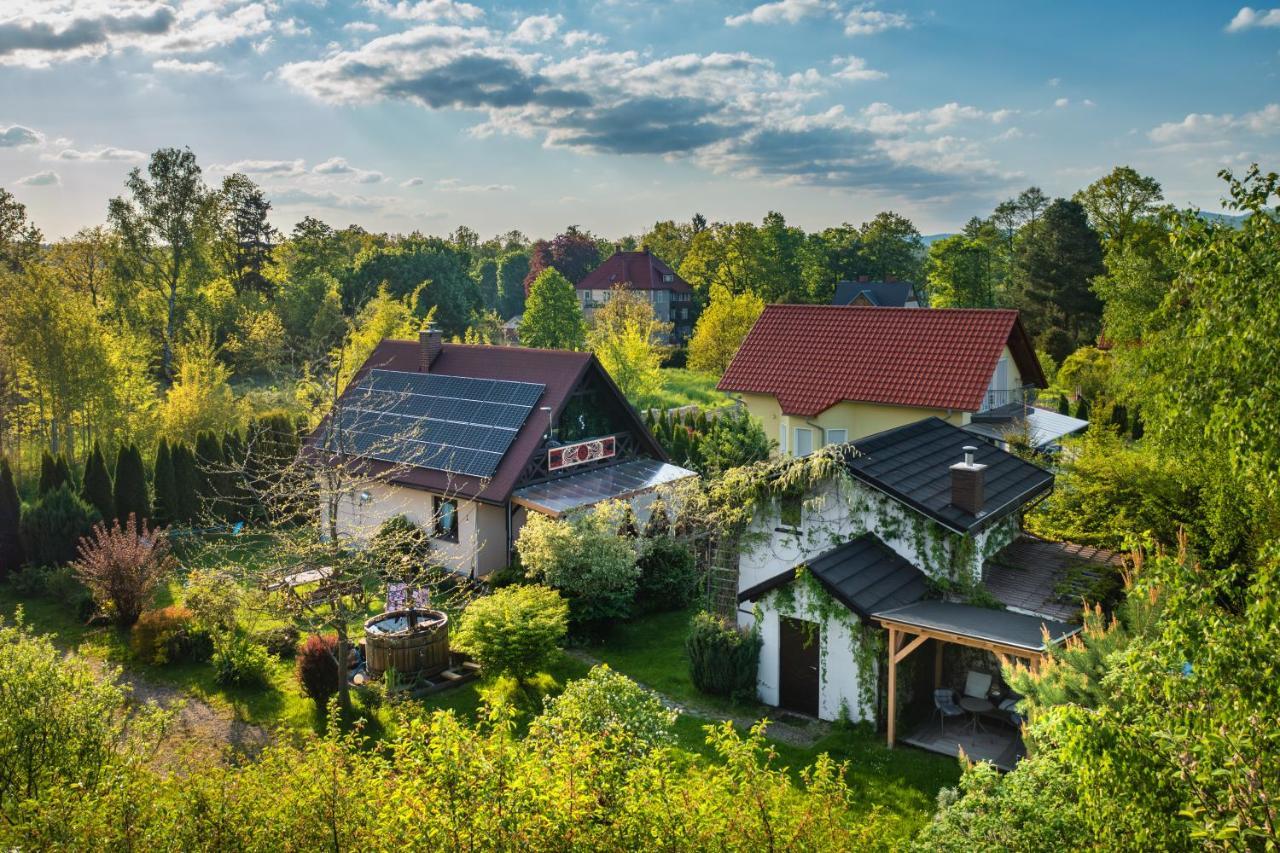Smyrkowy Dom Z Kominkiem Z Goraca Balia Kolo Karpacza Janowice Wielkie Luaran gambar